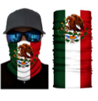 MEXICO FLAG SEAMLESS BANDANA FACE COVER TUBE MULTIFUNCTION MASK WRAPS