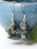 JASPER STONE EARRINGS (sold by the pair)