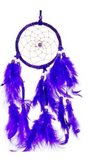 PURPLE DREAMCATCHER 3.5" X 10" (sold by the piece)