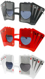 ROYAL FLUSH CARDS PARTY GLASSES (Sold by the piece or dozen )