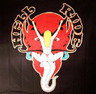 HELL RIDE DEVIL CLOTH 45 IN WALL BANNER  (Sold by the piece) -* CLOSEOUT $2.95 EA
