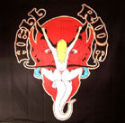 HELL RIDE DEVIL CLOTH 45 IN WALL BANNER (Sold by the piece) -* CLOSEOUT $2.95 EA
