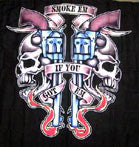 SMOKE EM IF YOU GOT EM CLOTH 45 INCH WALL BANNER / FLAG (Sold by the piece) -* CLOSEOUT ONLY $2.95 EA