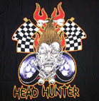 HEAD HUNTER COLORED 45 INCH WALL BANNER / FLAG  (Sold by the piece) -* CLOSEOUT ONLY 1.95 EA