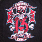 LUCKY 13 INC COLORED CLOTH 45 INCH WALL BANNER / FLAG (Sold by the piece) -* CLOSEOUT ONLY $ 1.95 EA