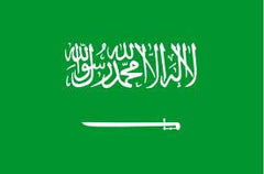 SAUDI ARABIA COUNTRY 3' X 5' FLAG (Sold by the piece) CLOSEOUT $ 2.50 EA