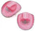 PINK VELVET SEQUIN COWGIRL PRINCESS HAT WITH TIARA ** attach label (Sold by the PIECE)