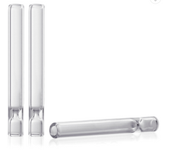 3.15 inches Clear Glass Tube Cigarette One Hitter Pipe (sold by the piece or dozen)