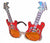 GUITAR FLAMES PARTY GLASSES (Sold by the piece or dozen )