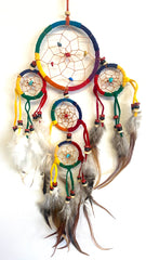 RAINBOW DREAMCATCHER 6.5" X 20"  (sold by the piece)