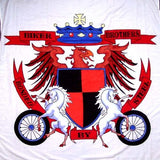 BIKER BROTHERS BONDED BY STEEL 45 IN WALL BANNER (Sold by the piece) -* CLOSEOUT ONLY $2.95 EA