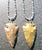 1 1/2 INCH *SMALL* ARROWHEAD PENDANT STAINLESS STEEL BALL CHAIN NECKLACE( sold by the peice or dozen )