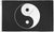 BLACK BACKGROUND YIN YANG CIRCLE  3' X 5' FLAG (Sold by the piece)