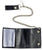 SILVER PRINT GUADALUPE MARY TRIFOLD LEATHER WALLETS WITH CHAIN (Sold by the piece)