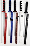 GOLD MARBLE COLORED 30 INCH WOODEN NINJA SWORD WITH SHEATH  (sold by the piece)