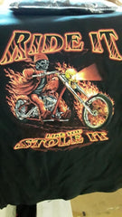 RIDE IT LIKE U STOLE IT LONG SLEEVE TEE (Sold by the piece)