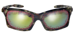 CAMOFLAUED BLOOD SHOT EYES SUNGLASSES (sold by the piece or dozen ) CLOSEOUT NOW ONLY $1.00 EACH