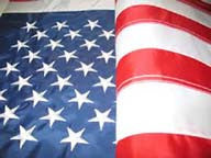 HIGH QUALITY 2 X 3 FOOT EBROIDERIED AMERICAN FLAG ( Sold by the piece