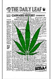 NEWS PAPER DAILY MARIJUANA POT LEAF 3' X 5' FLAG (Sold by the piece)