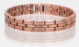 SOLID COPPER MAGNETIC LINK BRACELET style #LBR (sold by the piece )