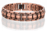 SOLID COPPER MAGNETIC LINK BRACELET style #LE (sold by the piece )