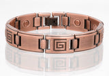 SOLID COPPER MAGNETIC LINK BRACELET style #LG (sold by the piece )