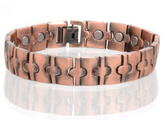 SOLID COPPER MAGNETIC LINK BRACELET style #LP (sold by the piece )