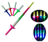 RAINBOW LIGHT UP EXPANDABLE SWORDS (Sold by the piece or dozen)