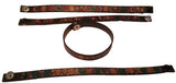 HIPPIE RETRO ( SMILE PEACE)  FIMO DESIGN LEATHER PAINTED BRACELETS (Sold by the dozen) *- CLOSEOUT NOW 50 CENTS EA