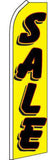 SUPER SWOOPER 15 FT YELLOW SALE  FLAG  (Sold by the piece)