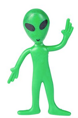 3.5" GREEN BENDABLE ALIEN ASSORTMENT (sold by the piece or dozen)