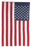USA AMERICAN NYLON EMBROIDERED-- 28" X 43" GARDEN FLAG ( sold by the piece )