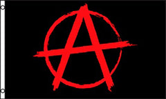 ANARCHY 3 X 5 FLAG ( sold by the piece )