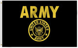 US ARMY GOLD military 3' X 5' FLAG (Sold by the piece)