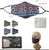 Aztec print face Mask with Filter Sleeve. Washable & reusable! (sold by the piece or dozen)