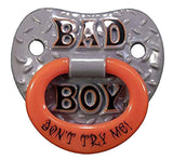 BAD BOY TODDLER PACIFIER ( sold by  the piece ) * CLOSEOUT NOW $1.50 EA