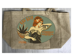 RED HAIR  BURLAP TOTE BAG (Sold by the piece)