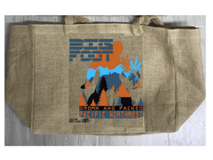 BIGFOOT MARIJUANA BURLAP TOTE BAG ( sold by the piece )