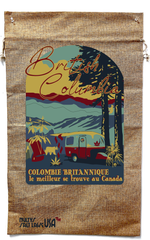 BRITISH COLUMBIA  MARIJUANA BURLAP BAG ( sold by the piece )