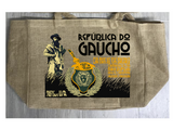 GAUCHO YERBA MATE BURLAP TOTE BAG ( sold by the piece )