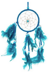 BLUE DREAMCATCHER 3.5" X 10" (sold by the piece)