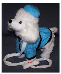 WALKING POODLE ON LEASH REMOTE CONTROL (sold by the piece )