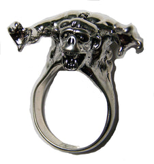 BIKER RING MONSTER GARGOYLE (Sold by the piece) *-  CLOSEOUT AS LOW AS $ 2.95 EA