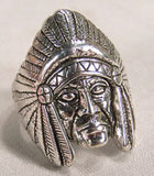 CHIEF HEAD BIKER RING (Sold by the piece) *