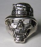 SKULL HEAD WITH RAG HAG BIKER RING (Sold by the piece) *