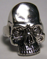 SKULL HEAD DELUXE SIVER BIKER RING (Sold by the piece) *