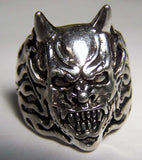 DEVIL DEMON HEAD DELUXE BIKER RING (Sold by the piece) *