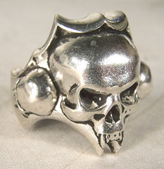 SKULL HEAD BIKER RING (Sold by the piece)
