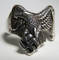 EAGLE HOLDING  BIKER RING   (Sold by the piece)