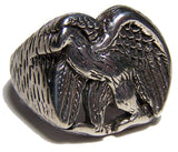 UNITED WE STAND EAGLE BIKER RING (Sold by the piece)